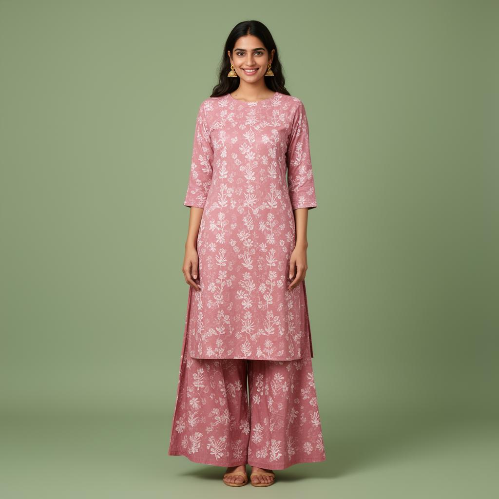 Kurti + Palazzo Co-ord Set
